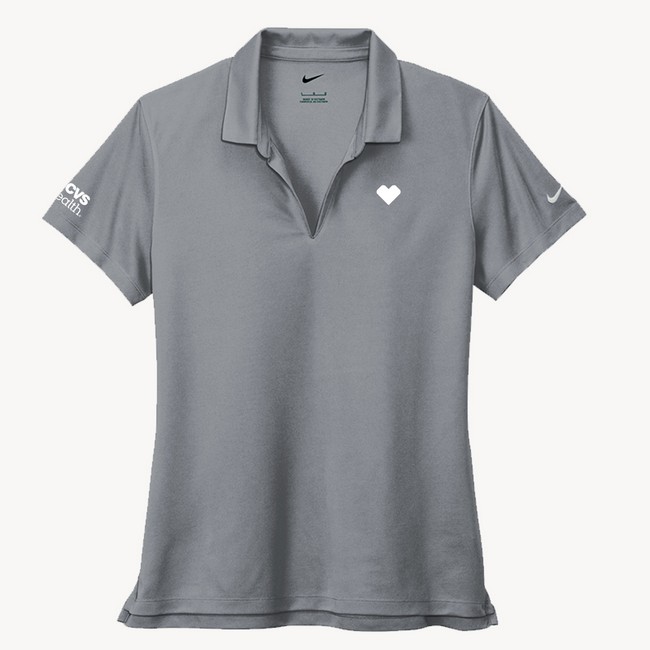 Main image of Women's Nike® Heart Polo- CVS Health, Grey