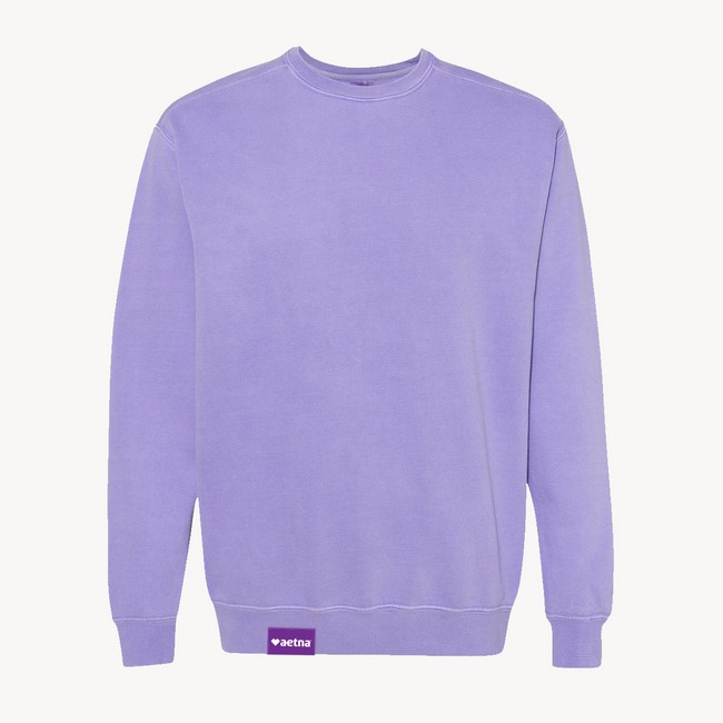 Main image of Unisex Crewneck Sweatshirt- Aetna, Purple