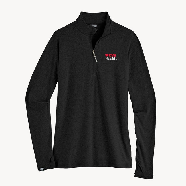 Main image of Women's Quarter Zip- CVS Health, Black