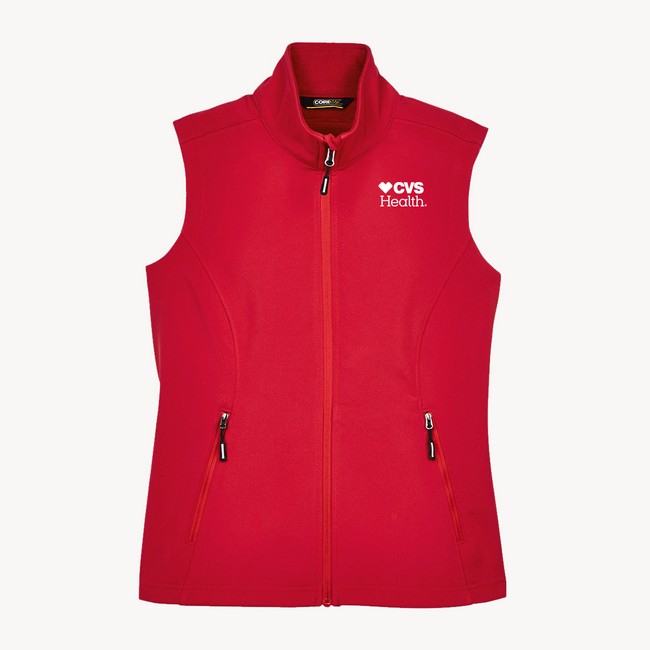 Main image of Women's Softshell Vest- CVS Health, Red