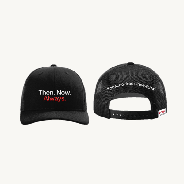 Main image of Trucker Cap - Tobacco Free, Black